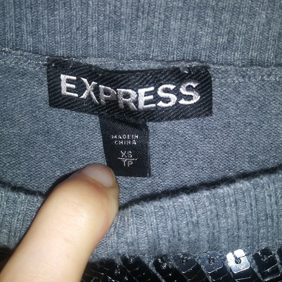 Gilttered sequined sweater - Picture 3 of 3